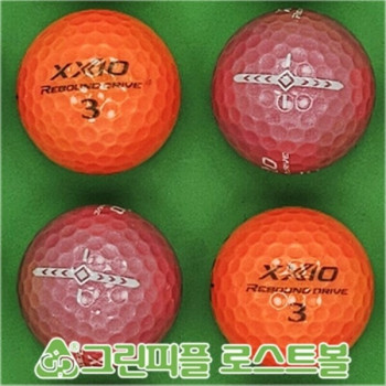 던롭 젝시오 리바운드 드라이브볼 컬러혼합 3피스 B+급 로스트볼 16개
